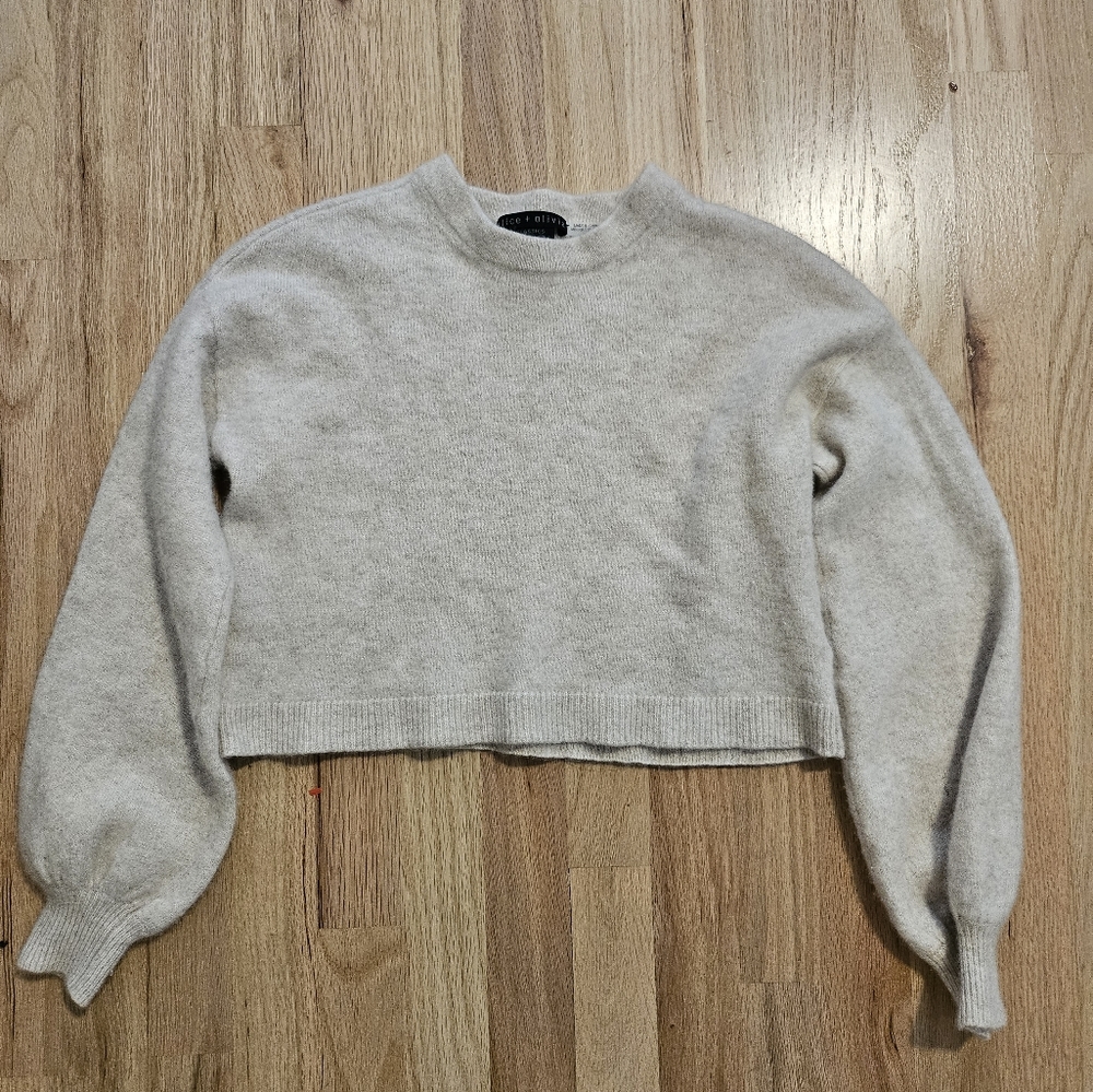 Alice + Olivia cropped sweater